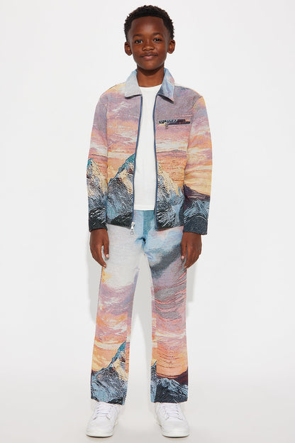 Mini Peak Era Tapestry Work Jacket - Orange