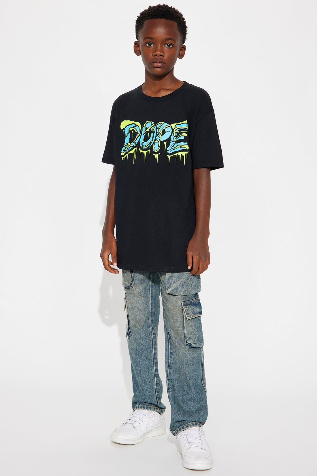 Mini Truly Dope Short Sleeve Tee - Black