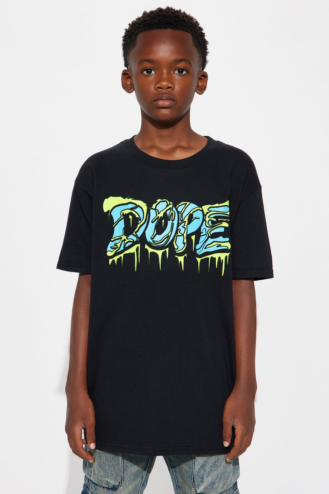 Mini Truly Dope Short Sleeve Tee - Black