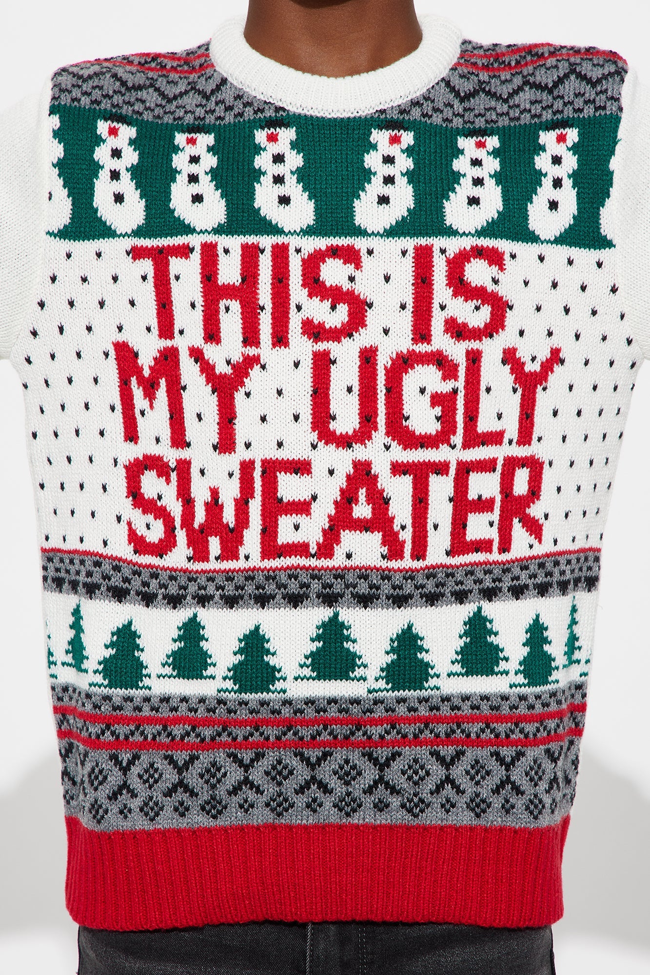 Mini This Is My Ugly Sweater Christmas Sweater - Multi Color