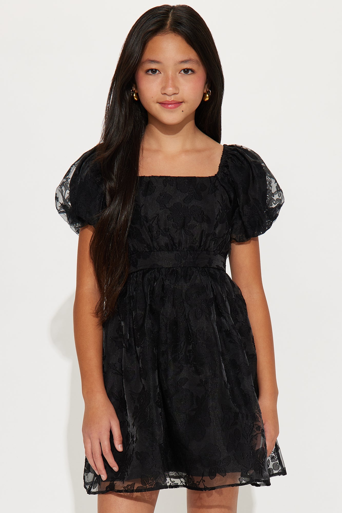 Mini Wonderful Night Dress - Black