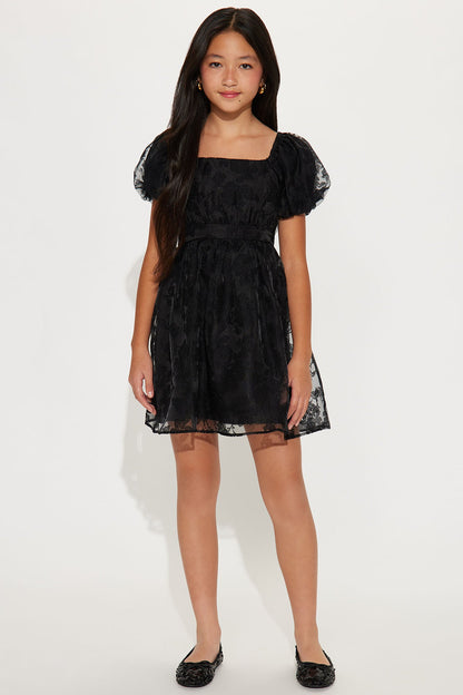 Mini Wonderful Night Dress - Black