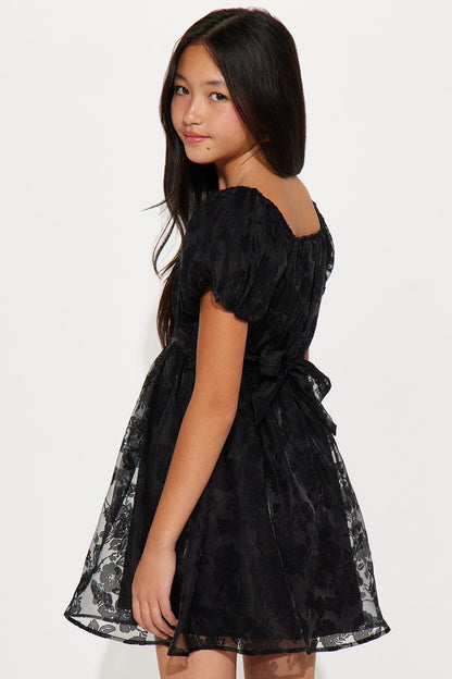 Mini Wonderful Night Dress - Black