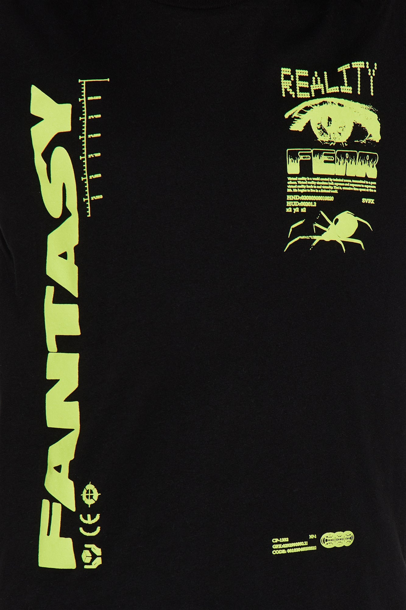 Mini Fantasy Or Reality Short Sleeve Tee - Black