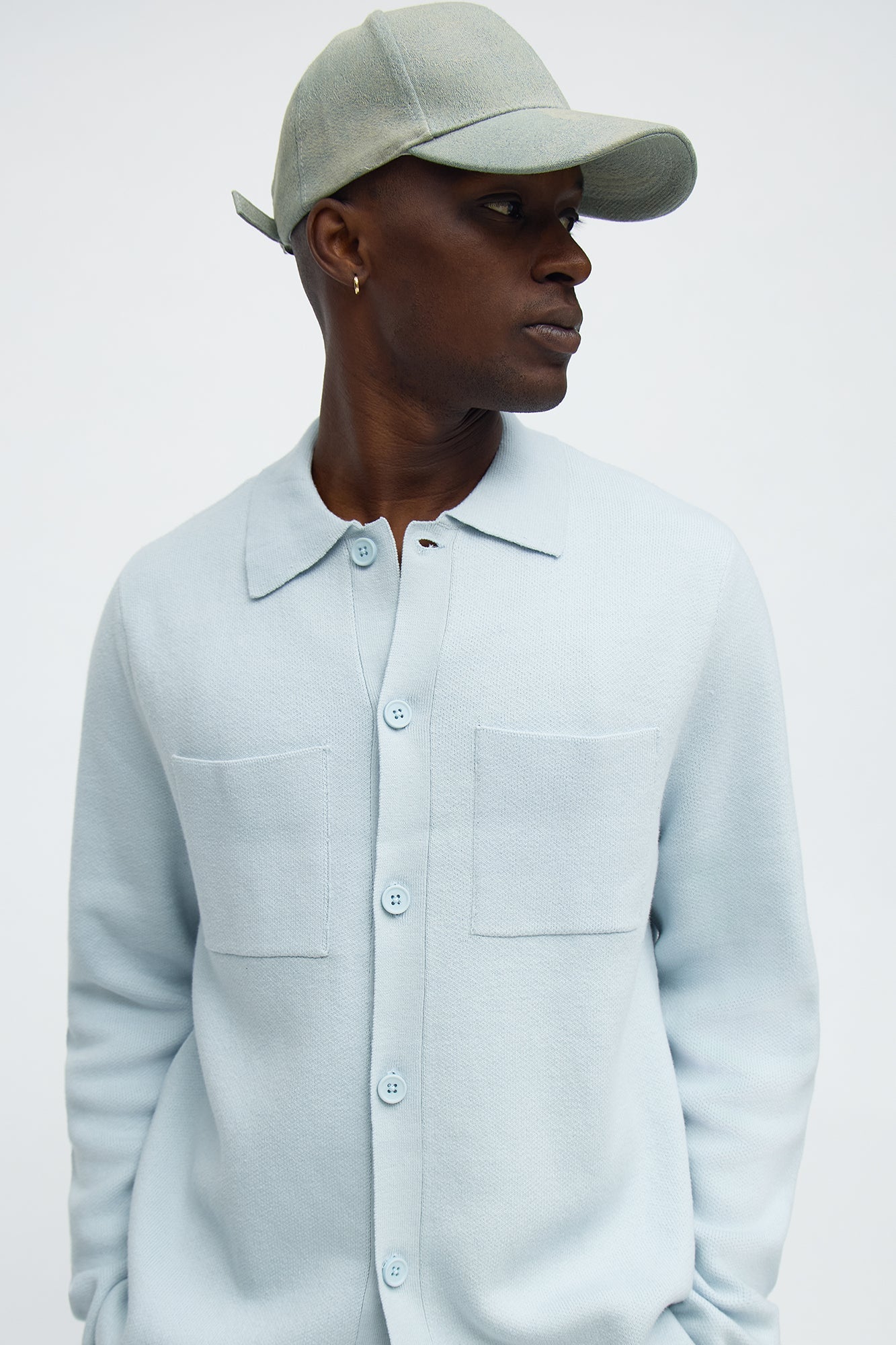 Daily Cardigan Sweater - Blue