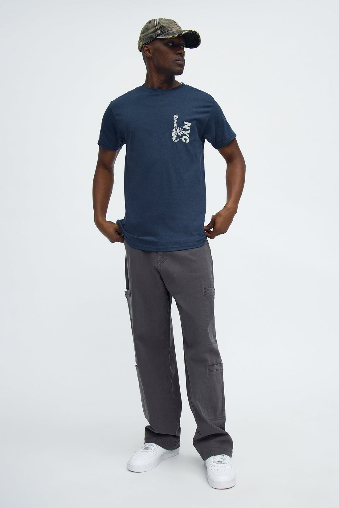 New York City Lady Liberty Short Sleeve Tee - Navy
