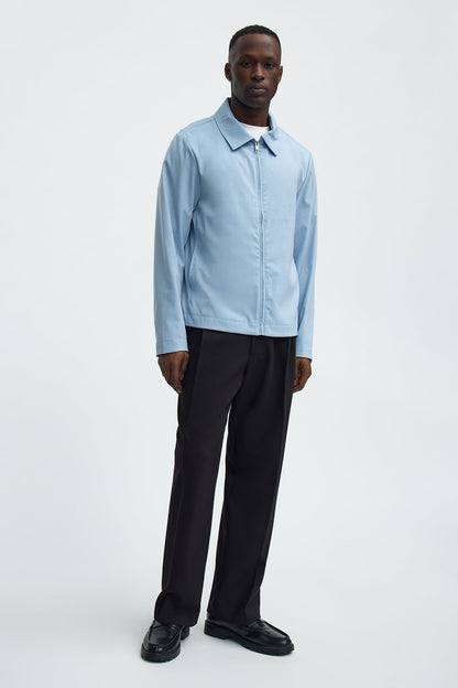 Cloudine Zip Shirt Jacket - Blue