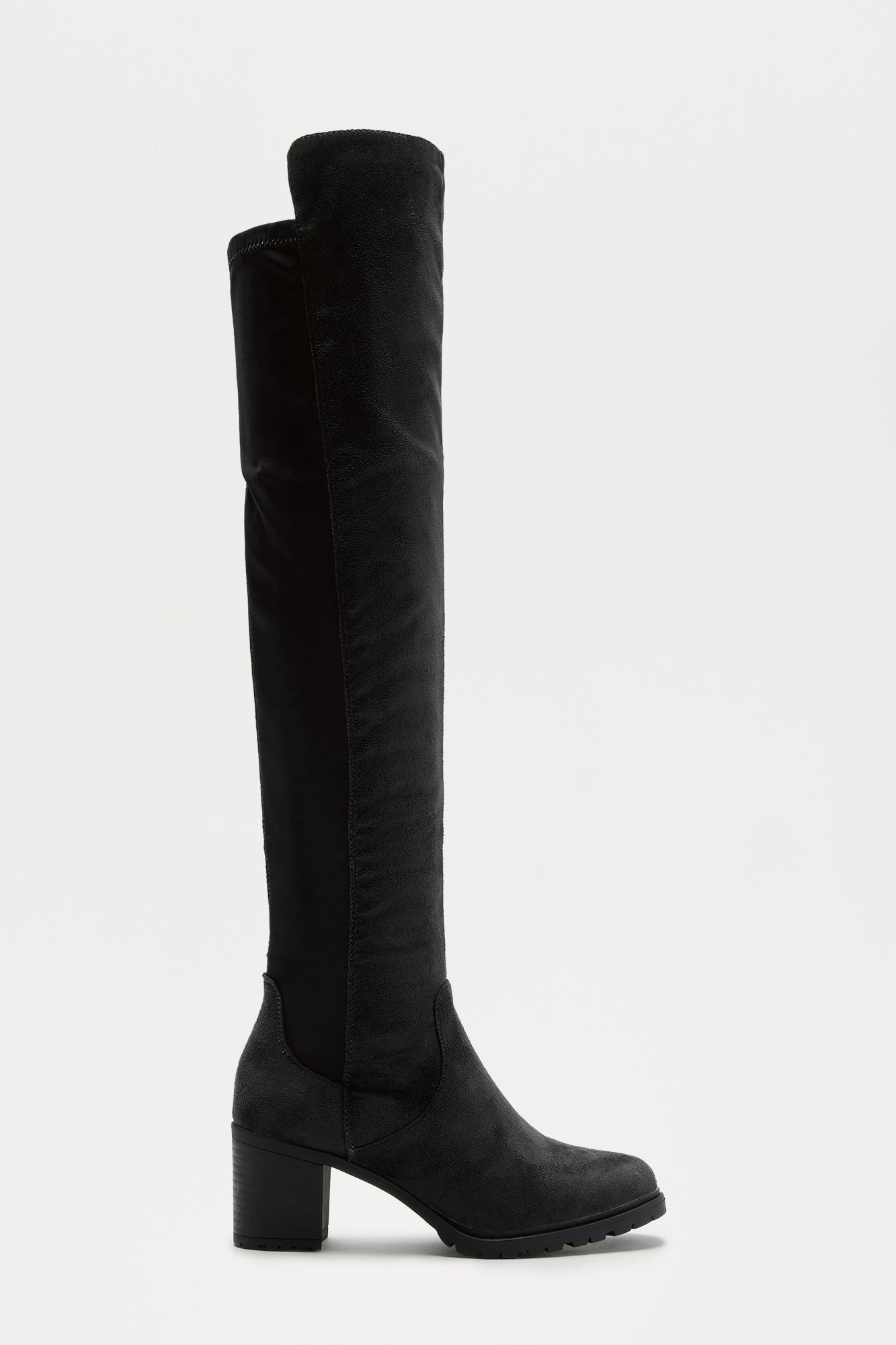 Graham Thigh High Boots - Black