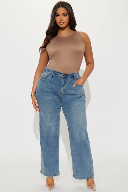 Nova 90s Straight Leg Jeans - Vintage Blue Wash