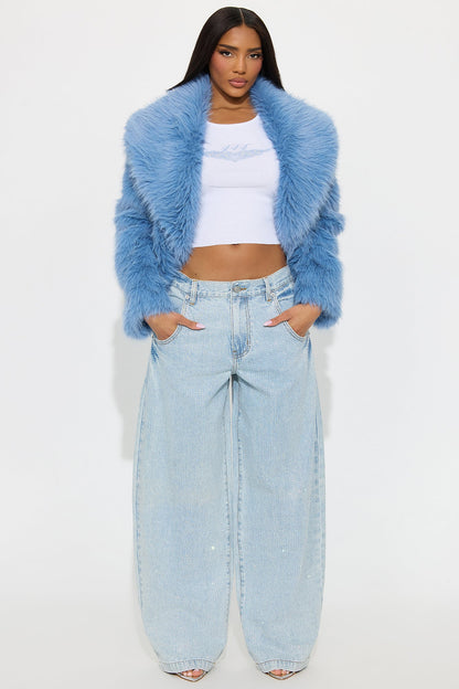 Monaco Sparkles Rhinestone Jean - Light Wash