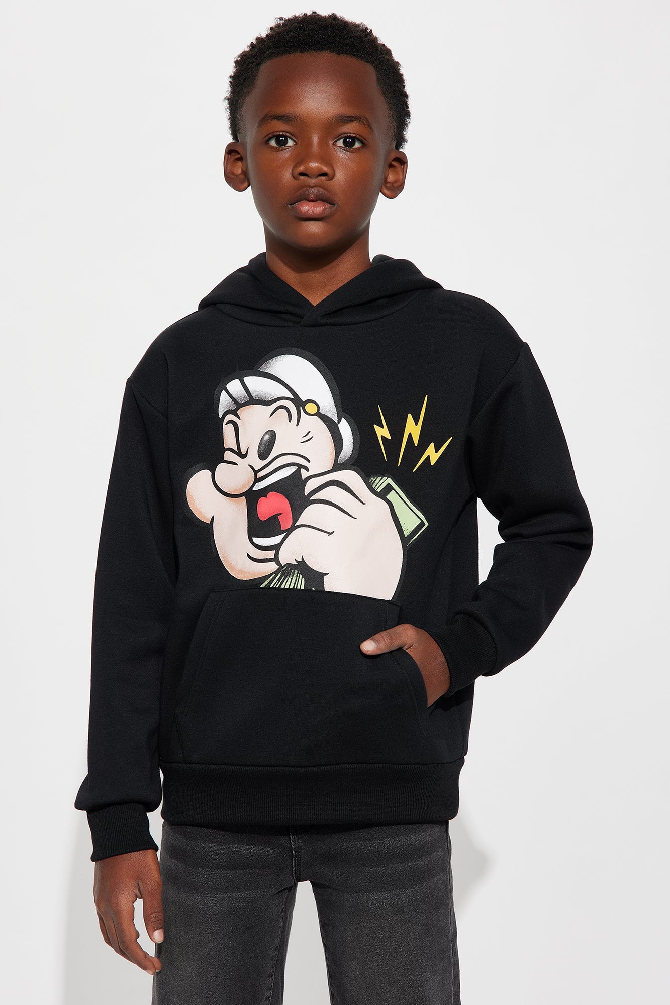 Mini Popeye Married To the Game Hoodie - Black