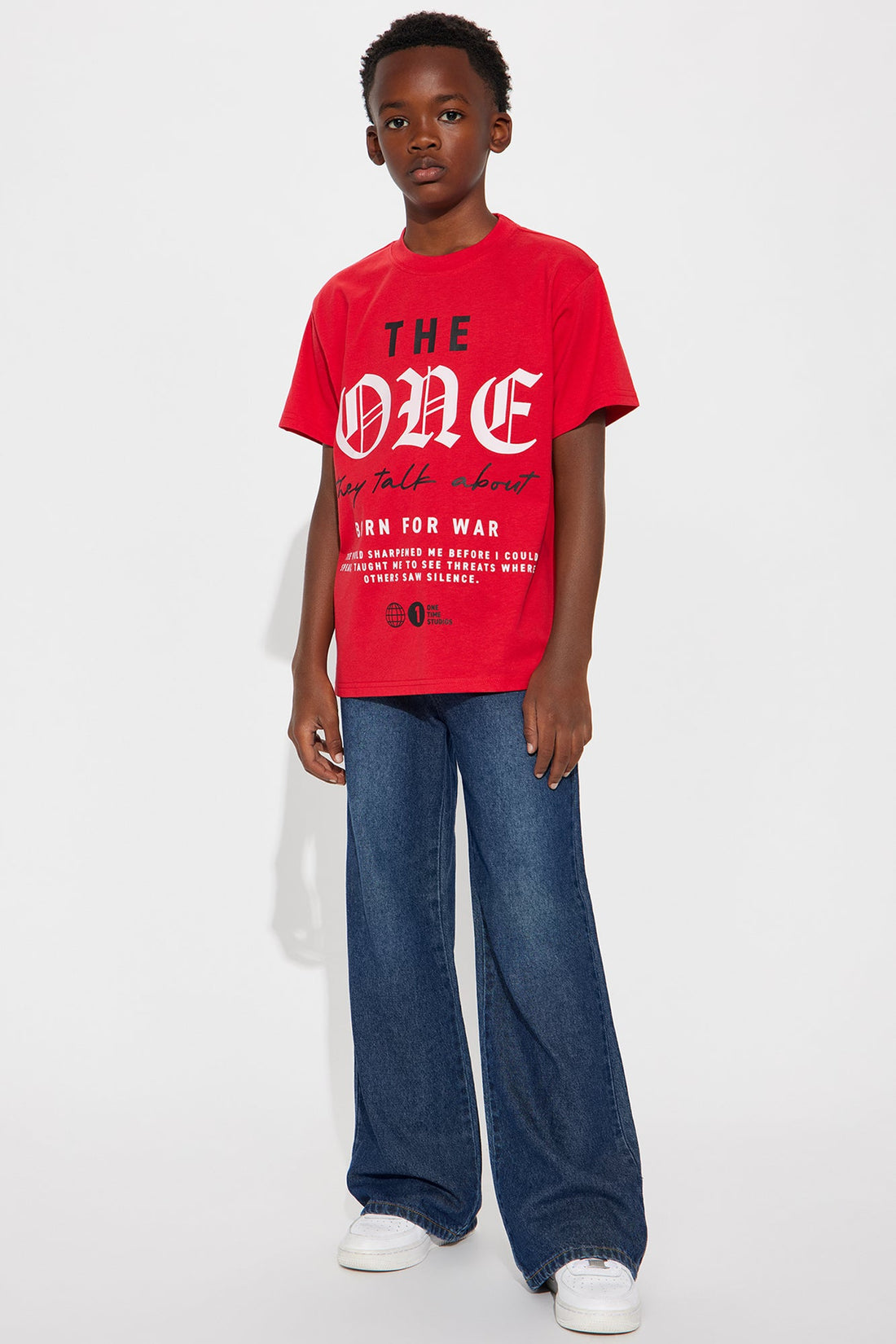 Mini The One They Talk About Short Sleeve Tee - Red