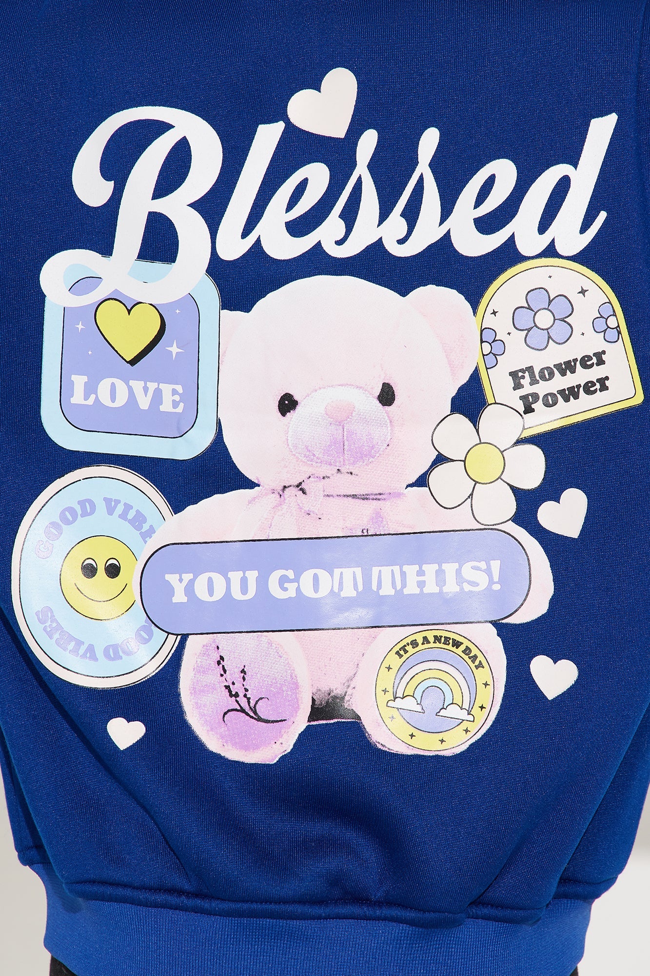 Mini Girl Power Forever Bomber Jacket - Navy