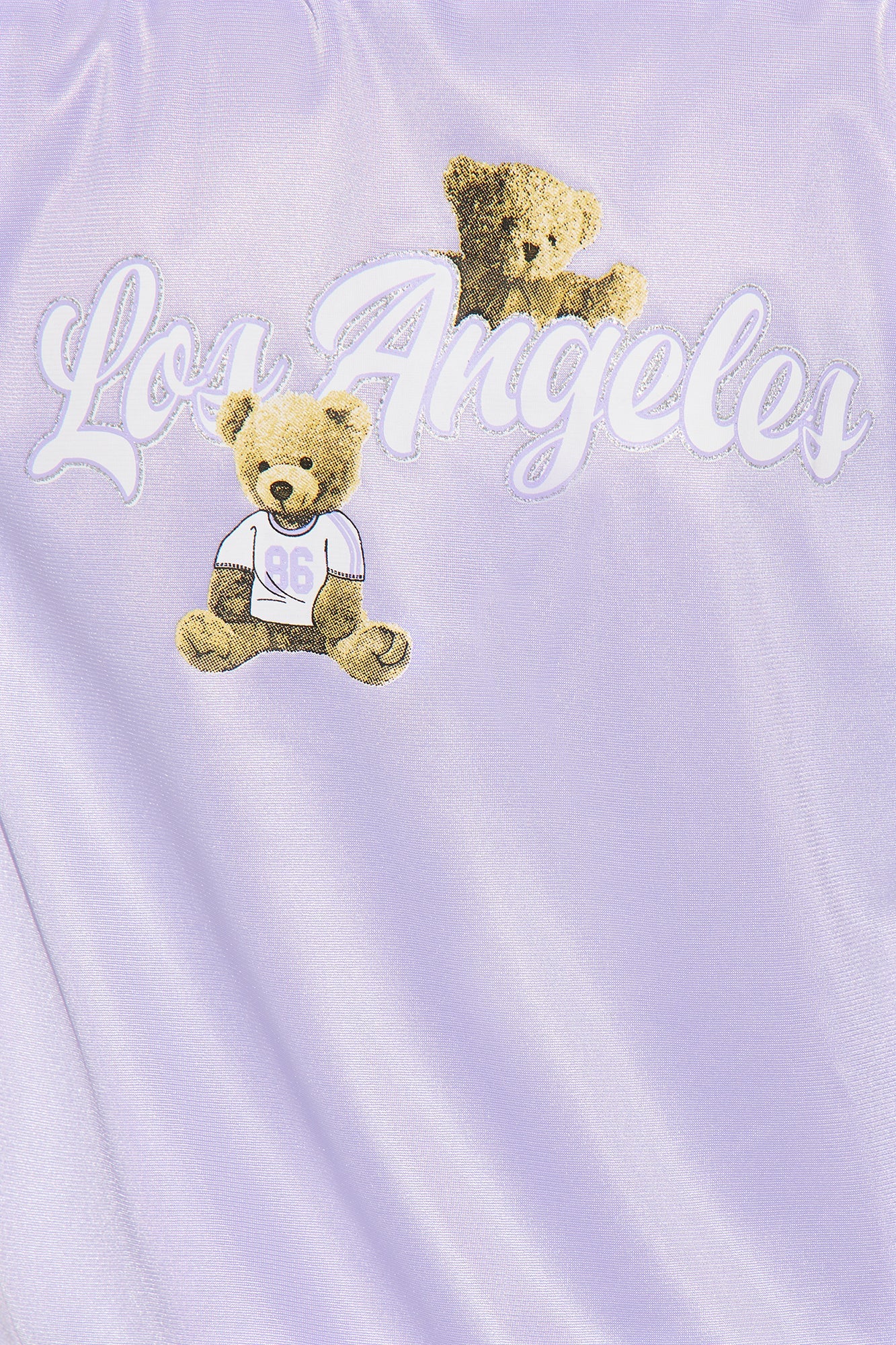 Mini LA Teddy Jogger Pant Set - Purple