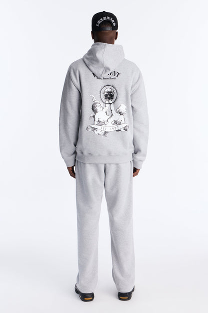 Blessed And Resilient Hoodie - Heather Grey