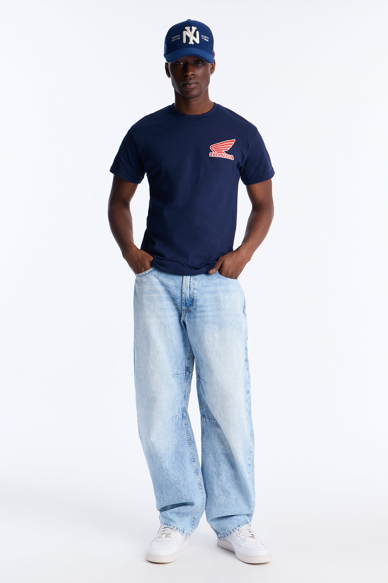 Honda SuperCub Short Sleeve Tee - Navy