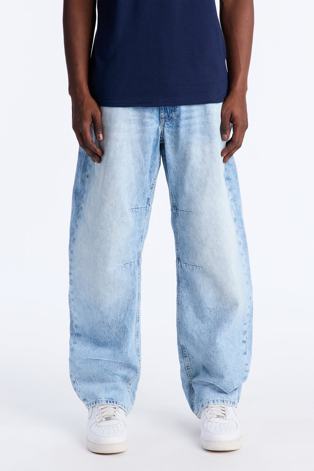 Barrel Stay Clean Jean - Light Blue Wash