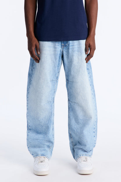 Barrel Stay Clean Jean - Light Blue Wash