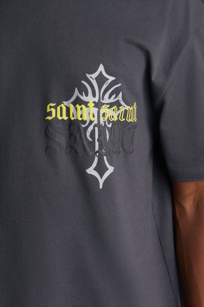 Saints On Saints Short Sleeve Tee - Grey