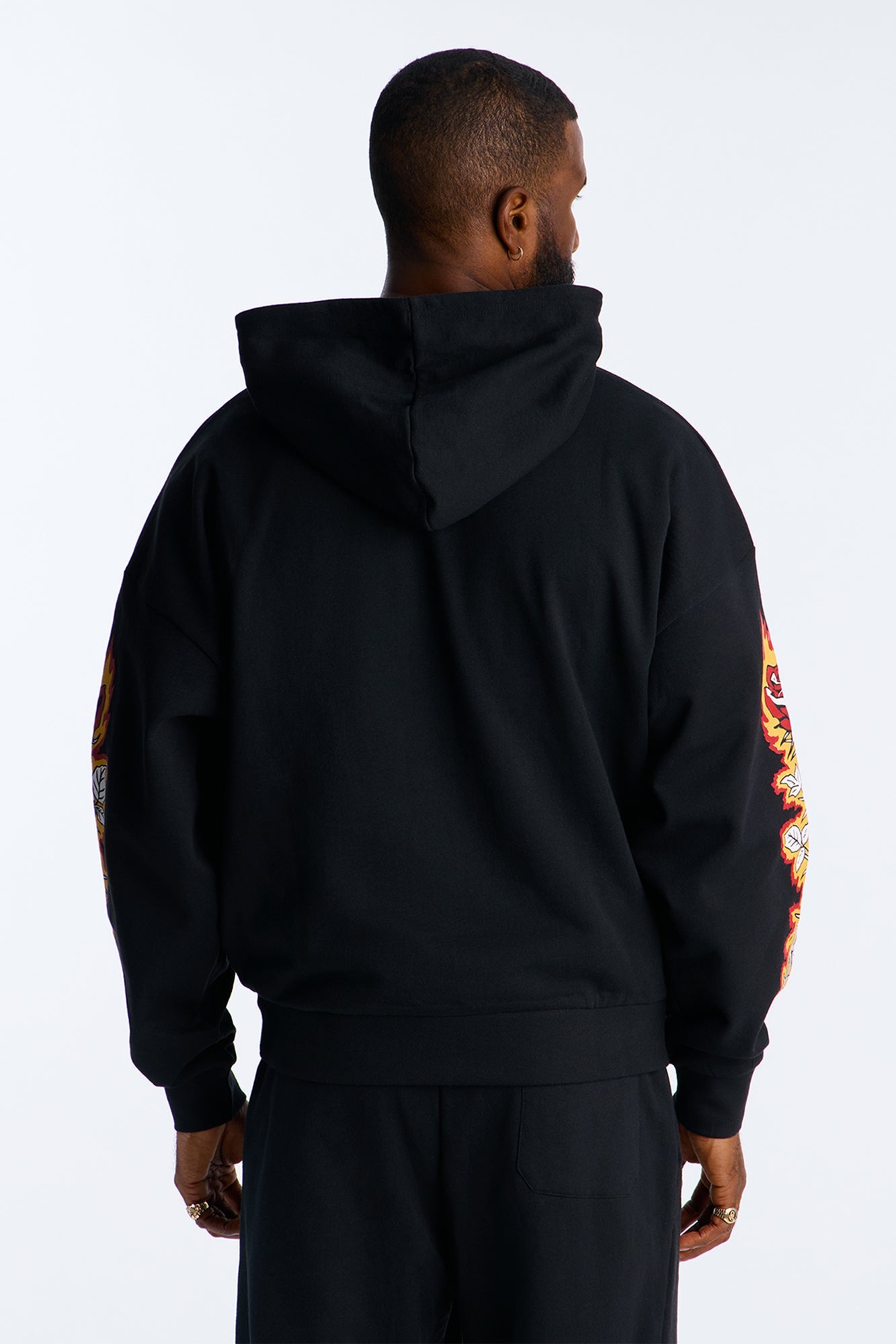 Blessed Endless Oversized Hoodie - Black