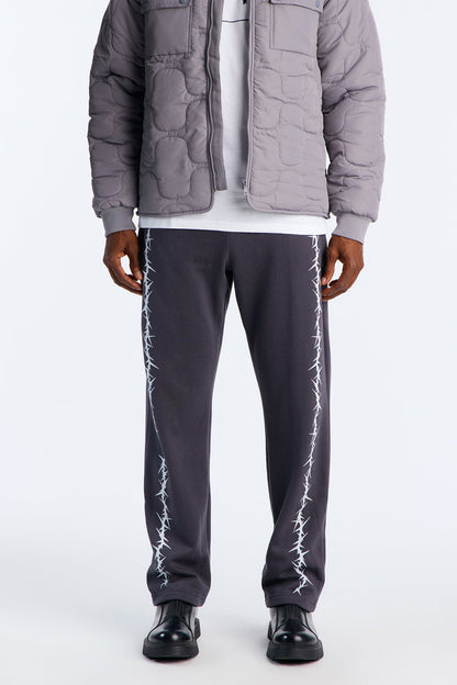 Thorns On My Side Baggy Sweatpants - Charcoal