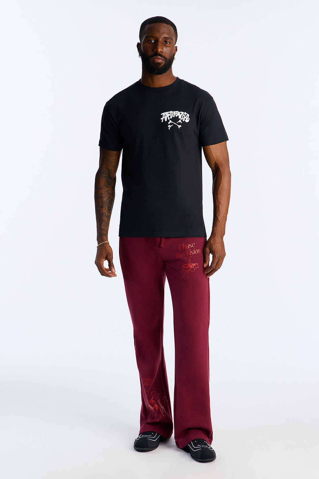 Spiritual Energy Vibes Short Sleeve Tee - Black
