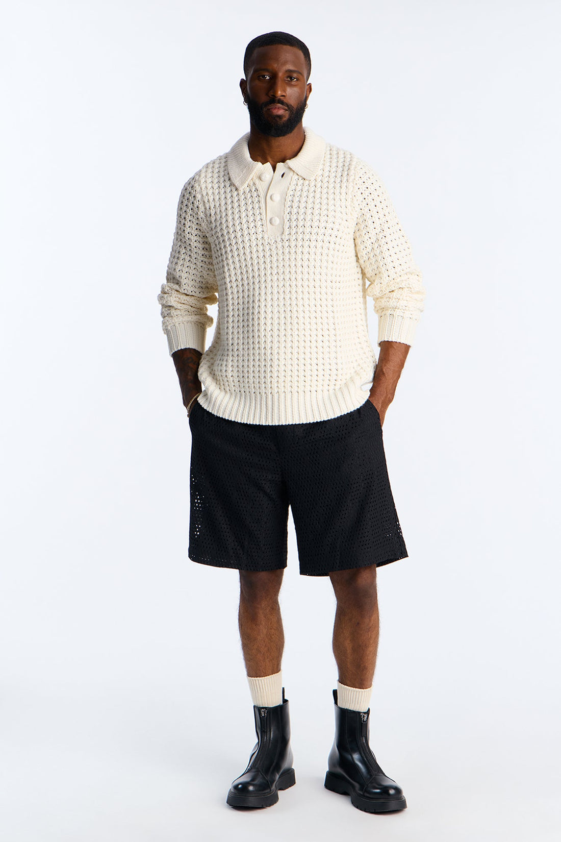 Relaxed Oarken Air Short - Black