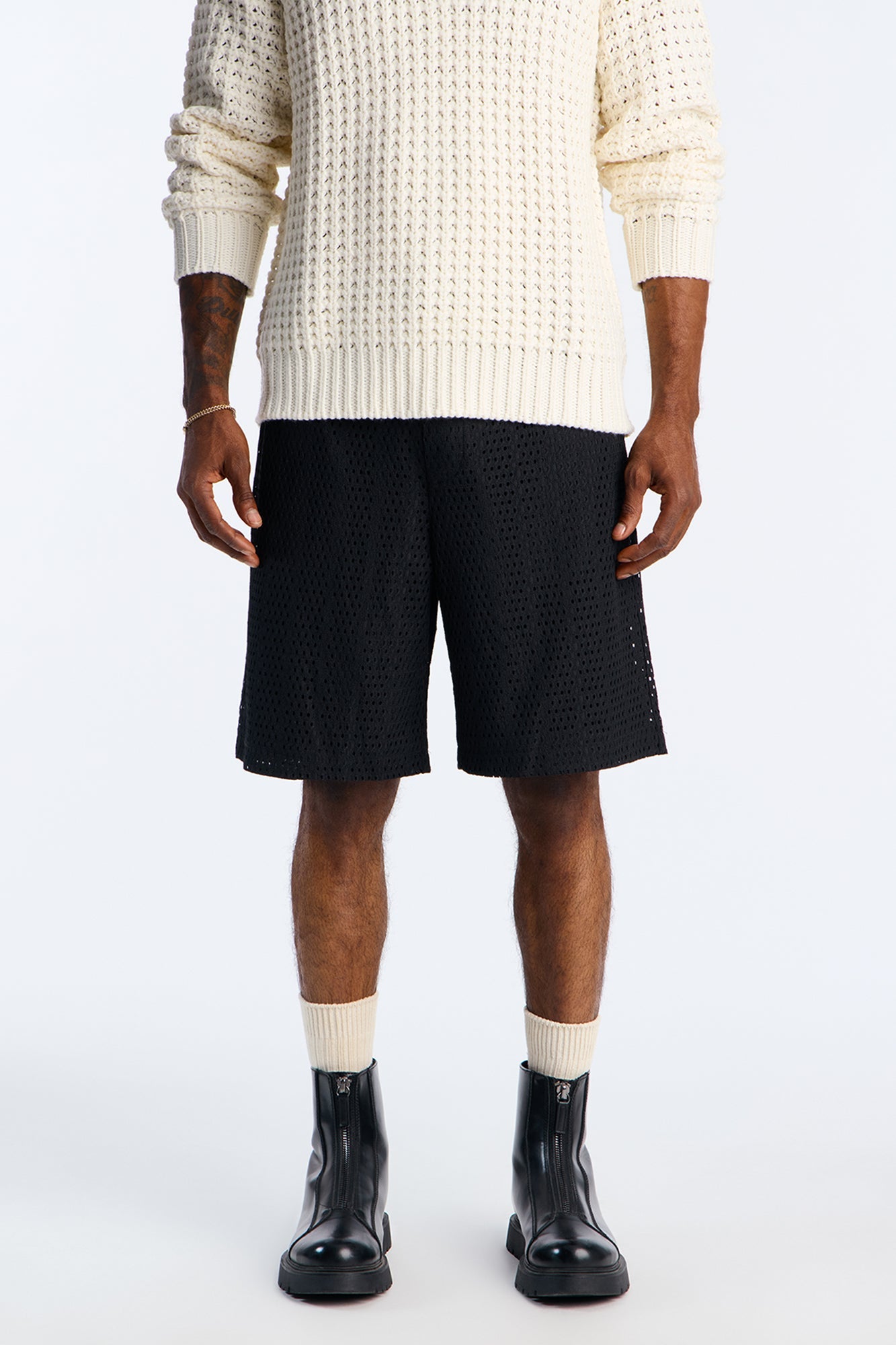 Relaxed Oarken Air Short - Black
