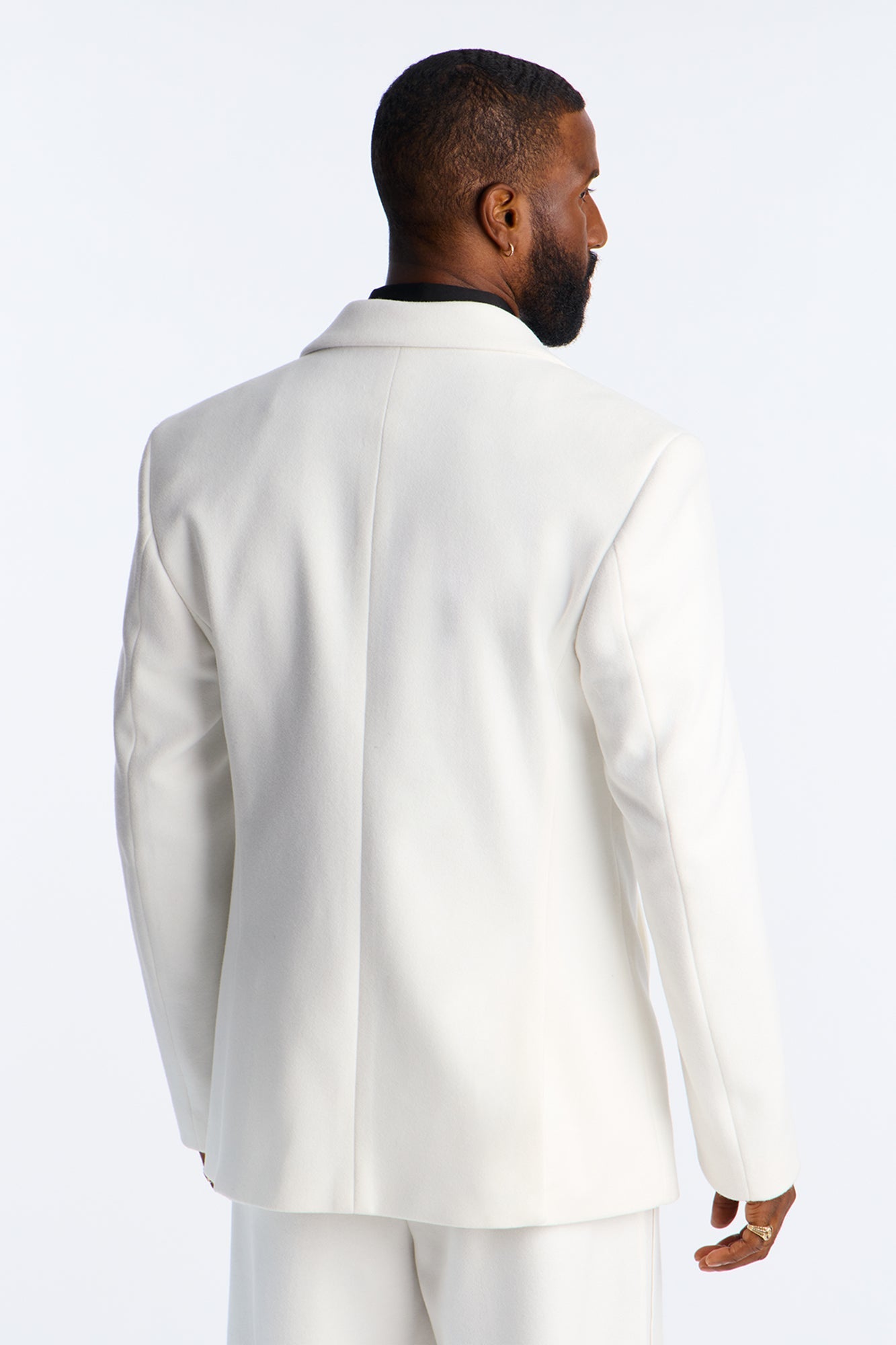 Oversized Day Drifter Double Breasted Blazer - Cream