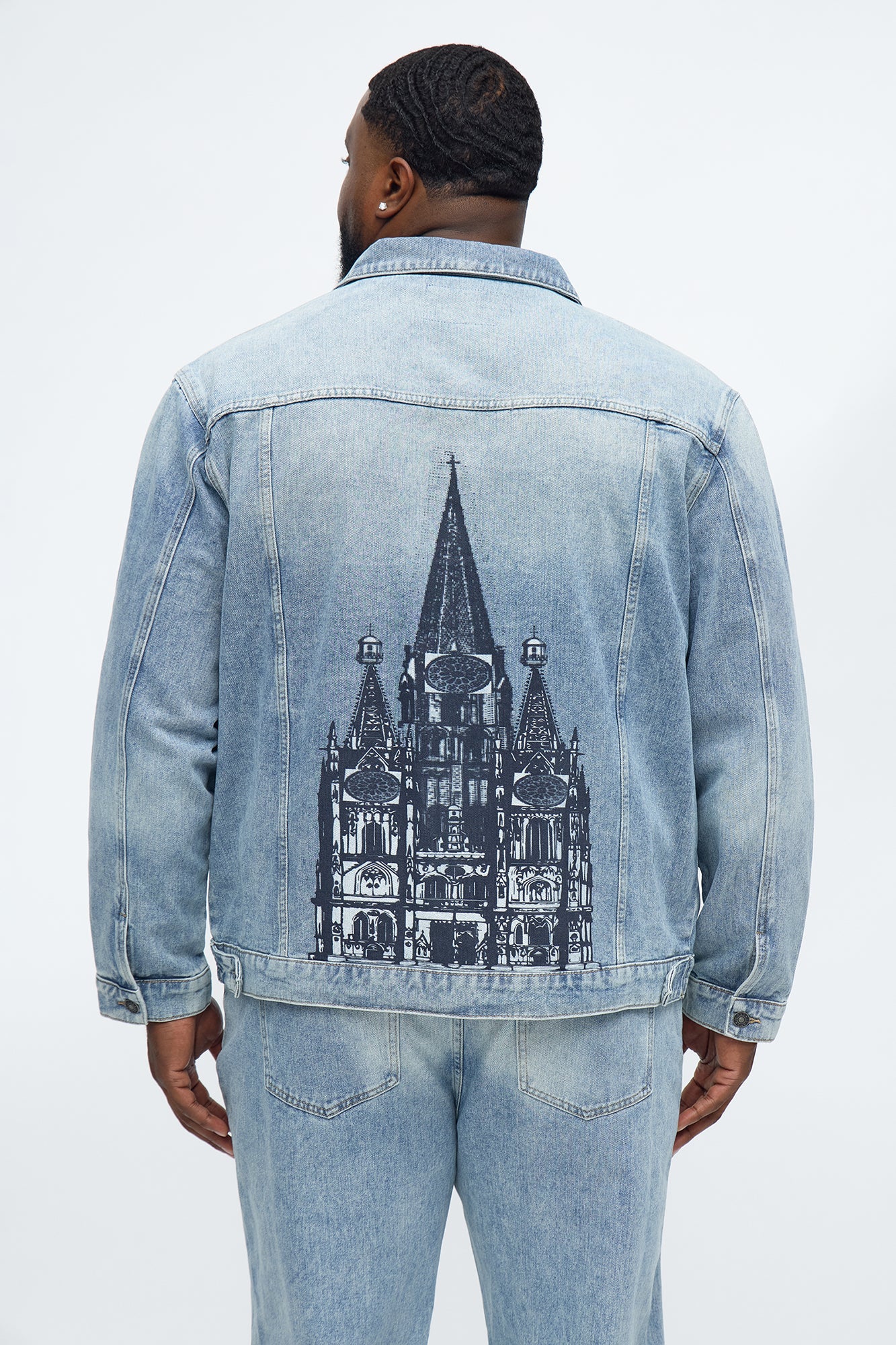 Cathedral Denim Trucker Jacket - Medium Blue Wash