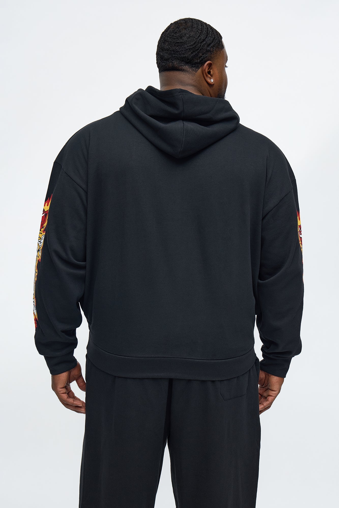 Blessed Endless Oversized Hoodie - Black