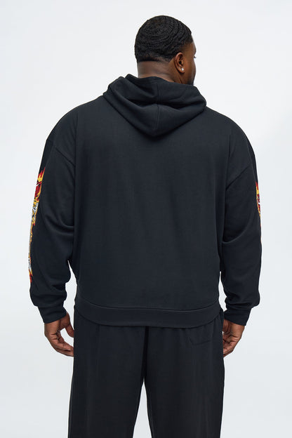 Blessed Endless Oversized Hoodie - Black