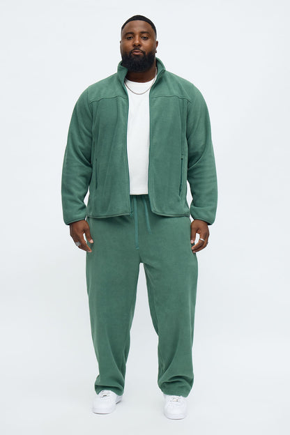 Core Microfleece Zip Jacket - Green