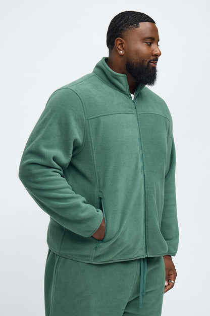 Core Microfleece Zip Jacket - Green