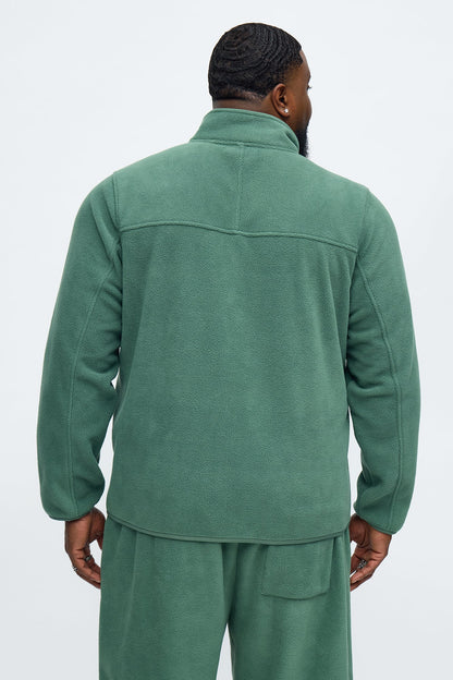 Core Microfleece Zip Jacket - Green