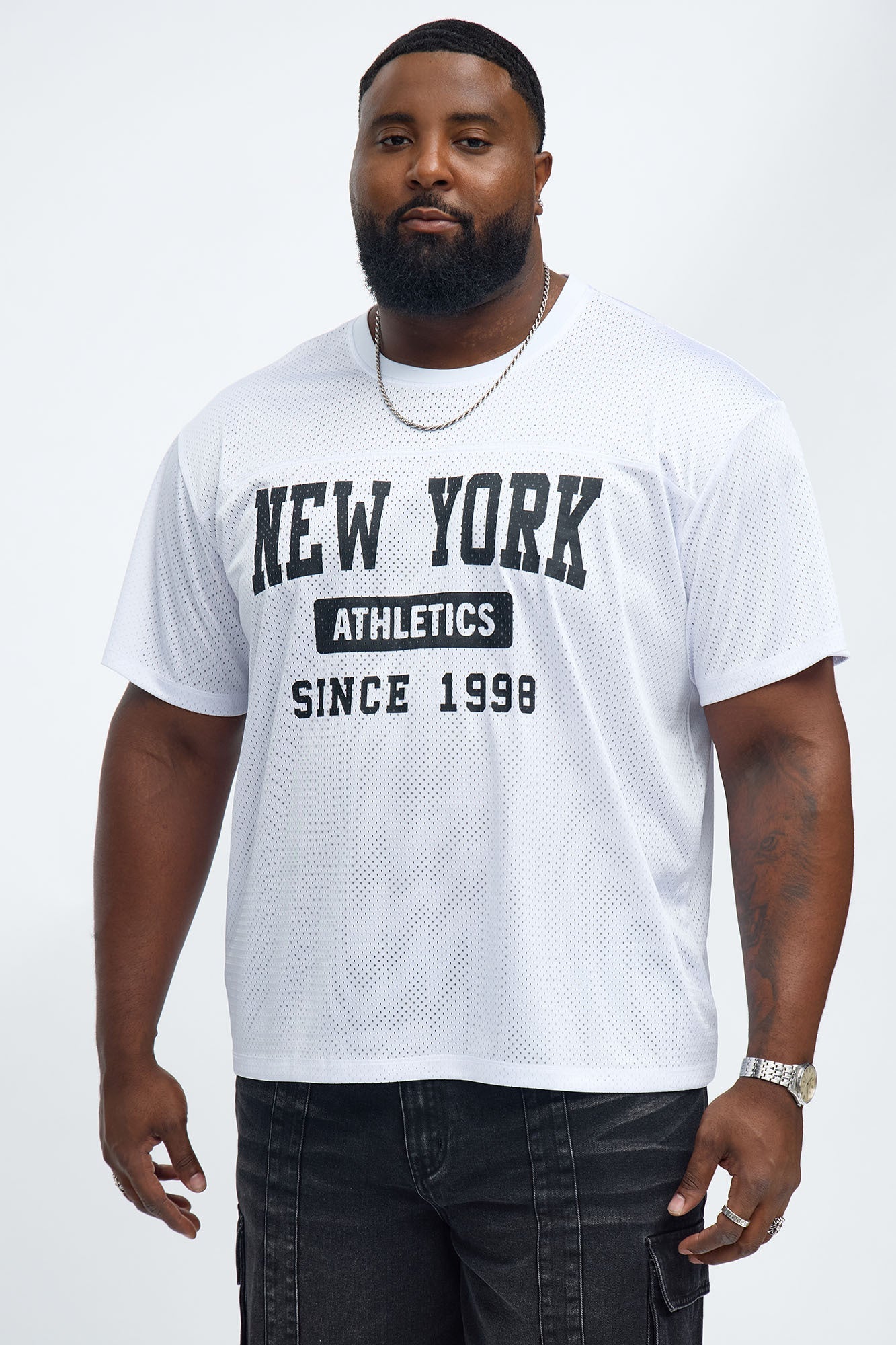 New York Jersey Tee - White