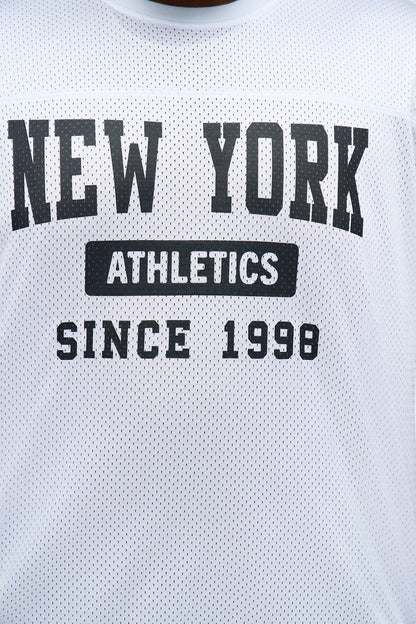 New York Jersey Tee - White