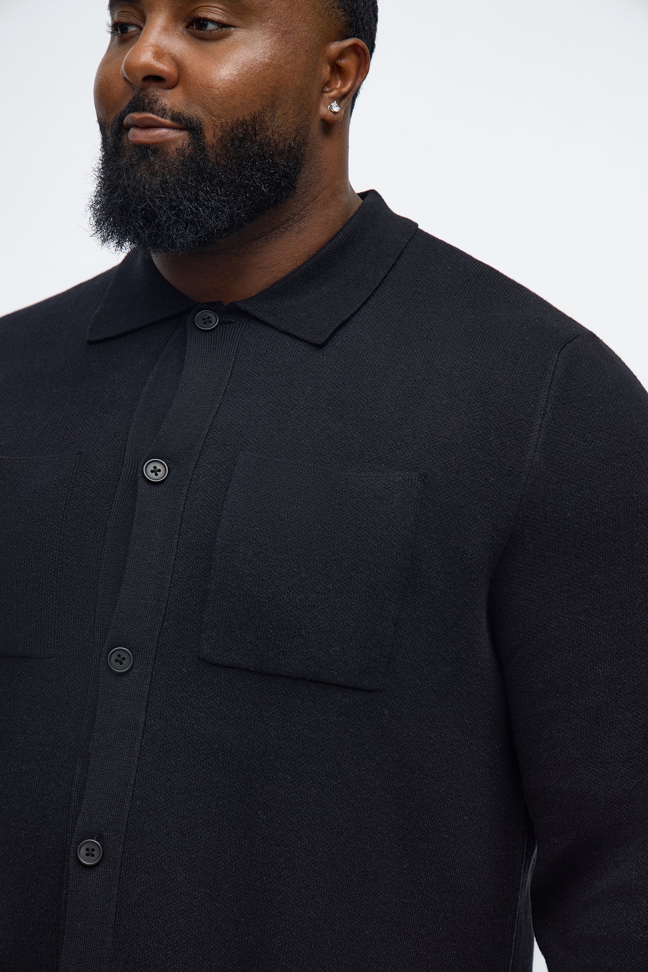 Daily Cardigan Sweater - Black