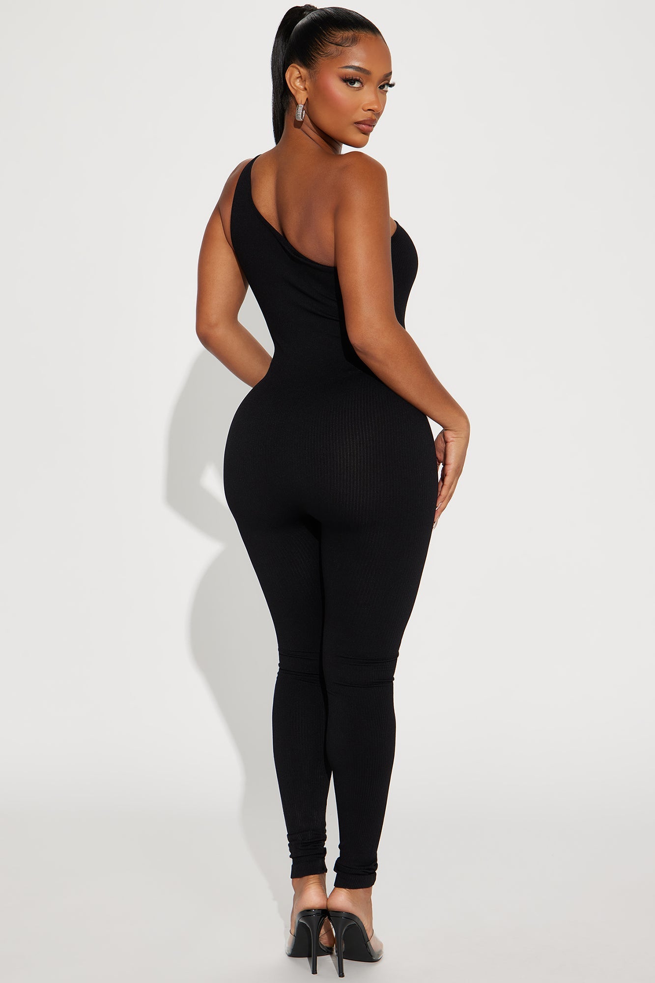 Sienna Seamless Jumpsuit - Black
