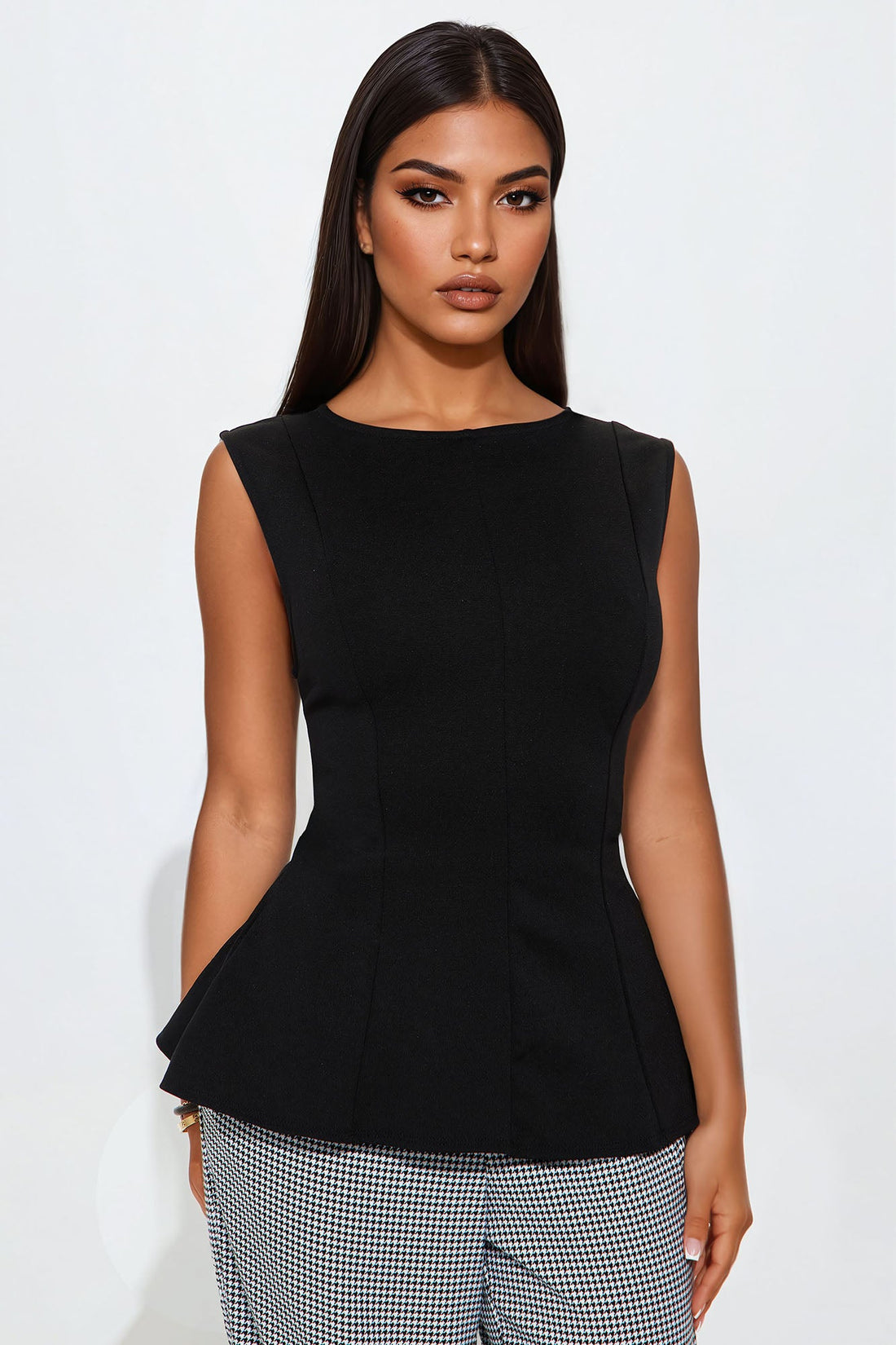 Classic Vibe High Neck Top - Black