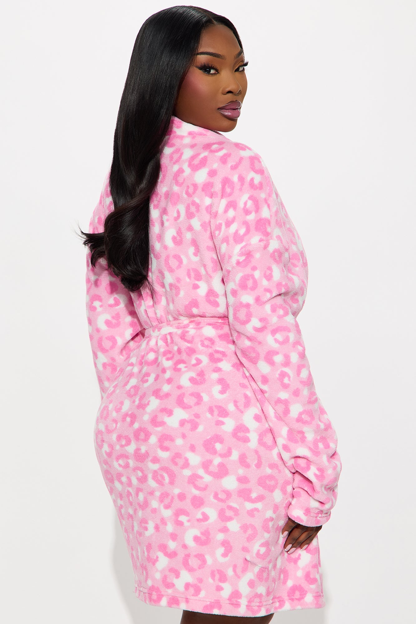 Wild Dreamer Plush PJ Robe - Pink
