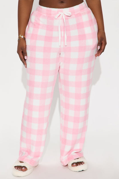 Just Dreaming Plush PJ Pants - Pink