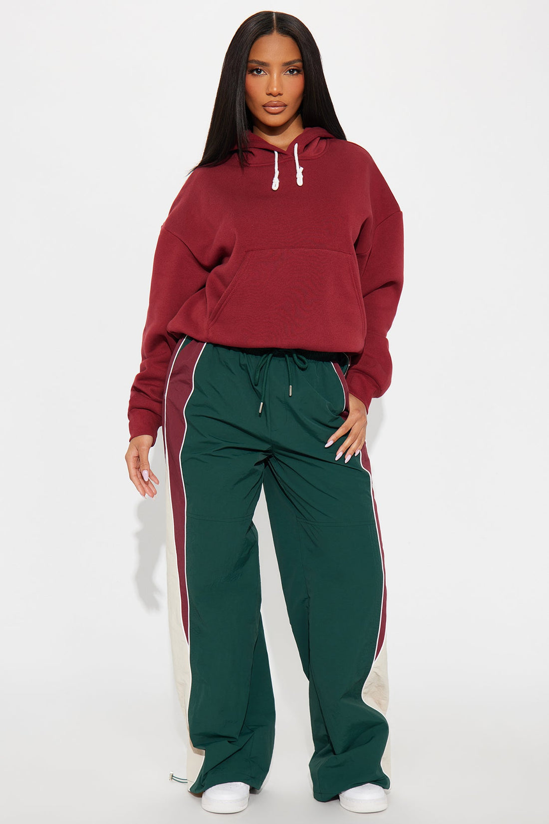 Taking Off Windbreaker Track Pant - Hunter Green