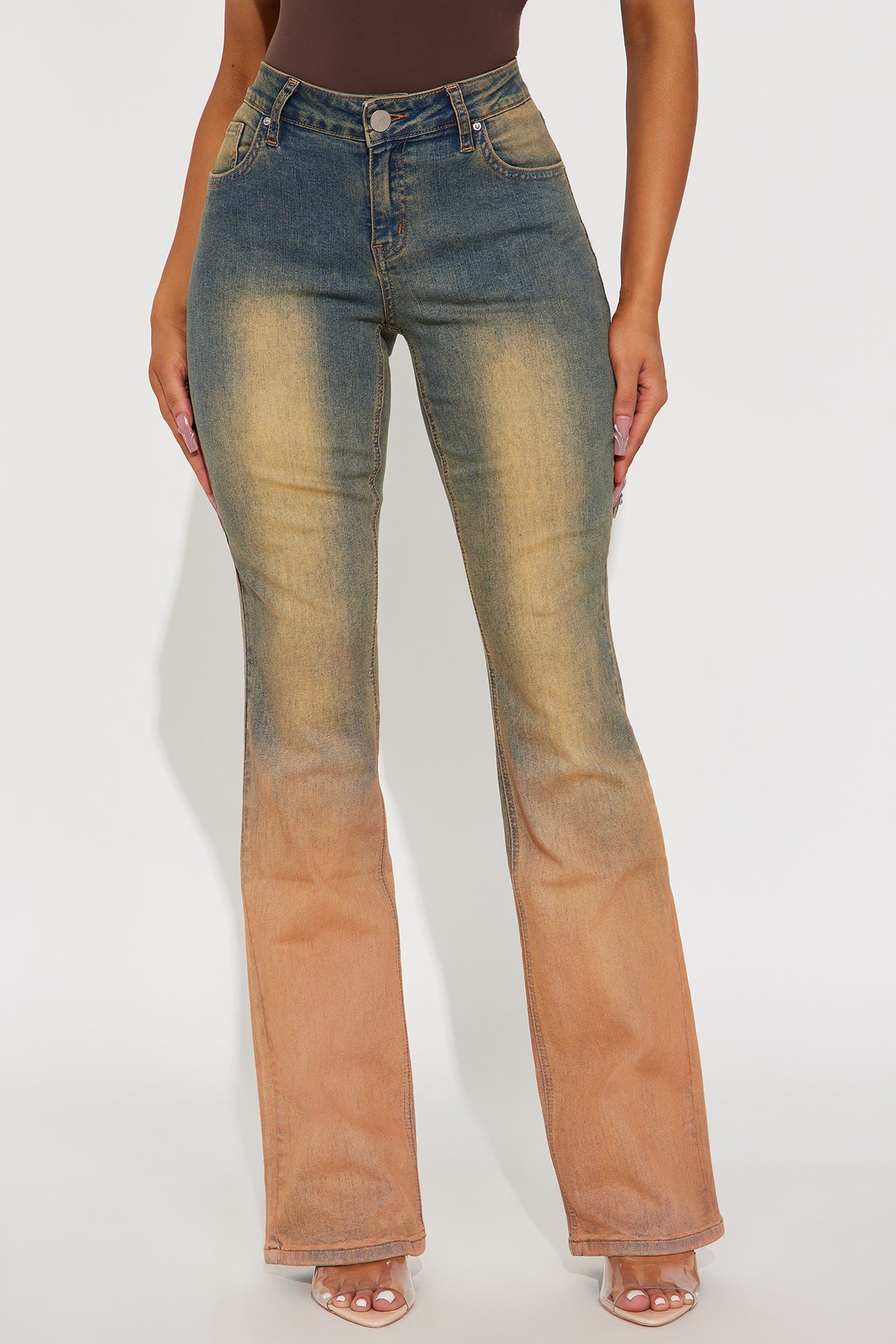 Twilight Nights Tinted Bootcut Jeans - Vintage Wash