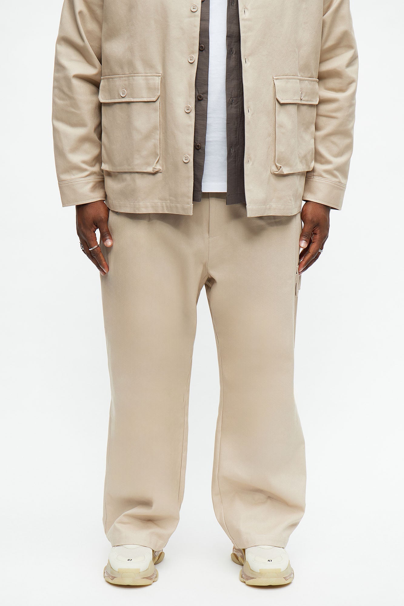 Baggy Fairfax Canvas Pant - Taupe