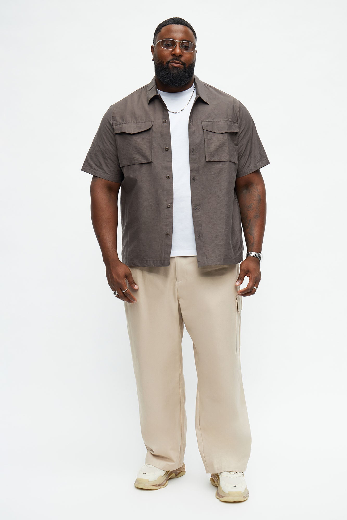 Baggy Fairfax Canvas Pant - Taupe