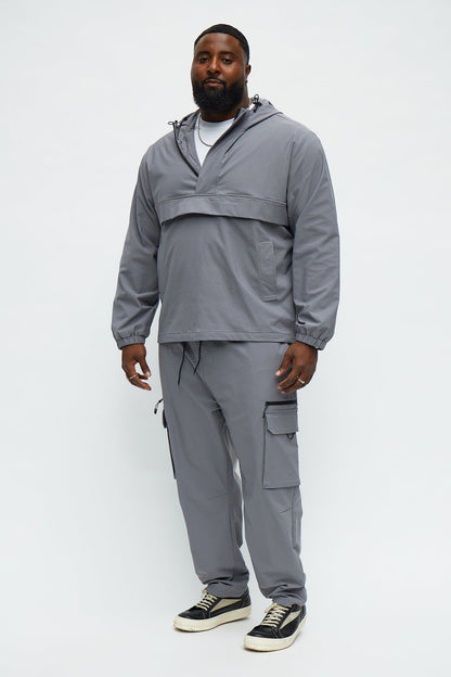 Desert Storm Pullover Anorak - Grey