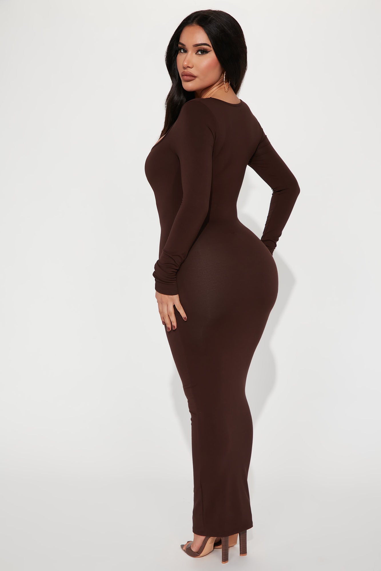 Makenzie Maxi Dress - Chocolate