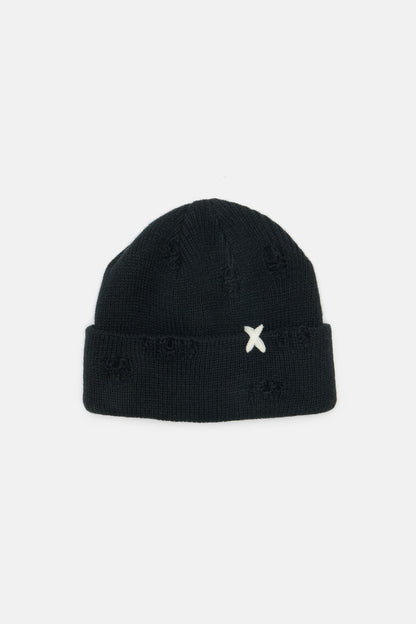 Distressed Day Beanie - Black
