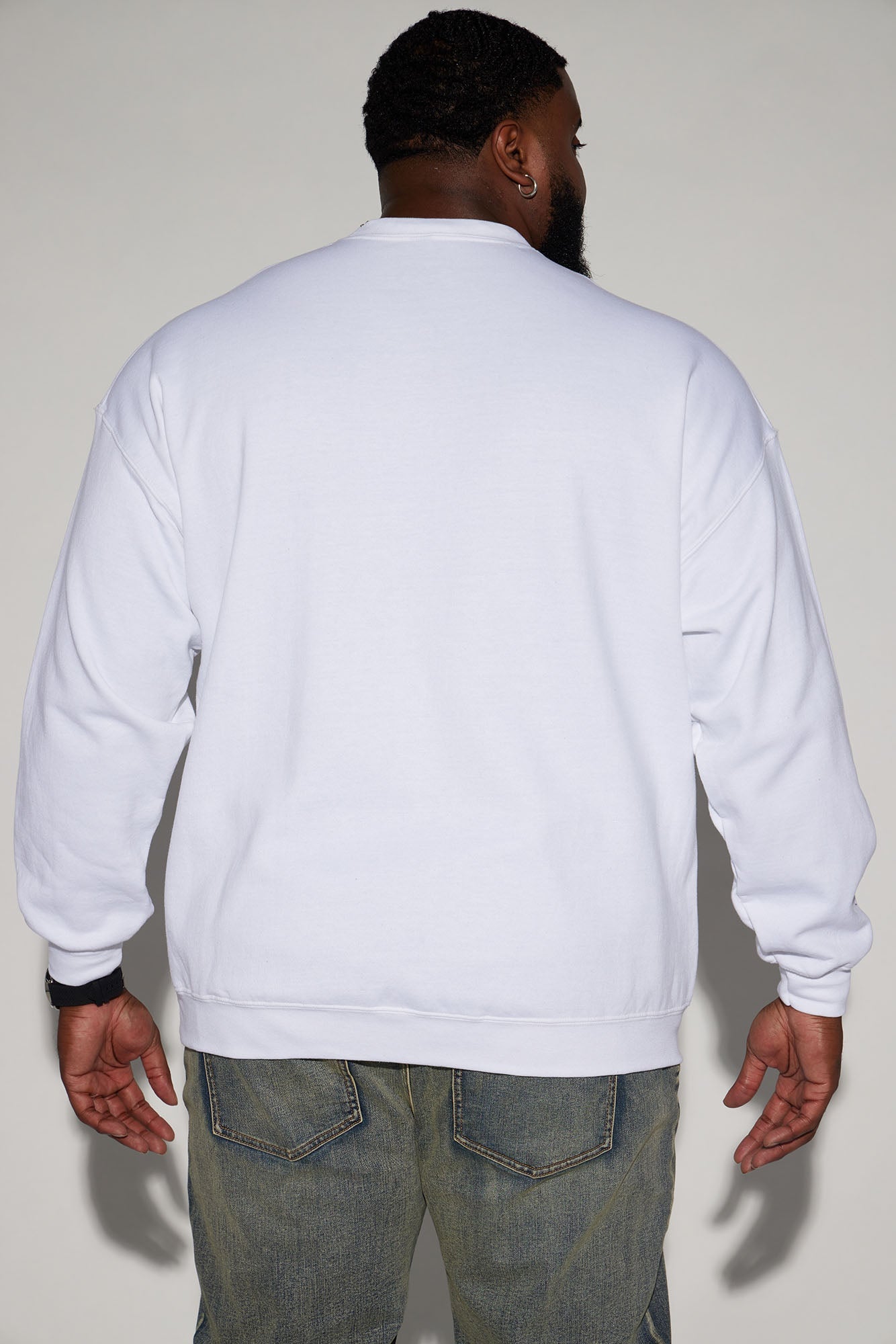 Love Yours Crewneck Sweatshirt - White
